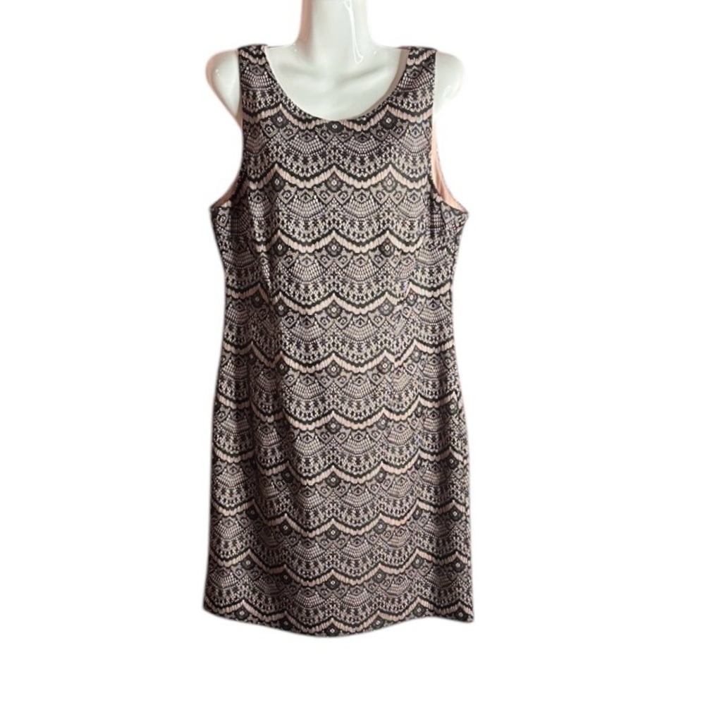Jessica Simpson Lace Patterned Dress Size 14 - Picture 3 of 5